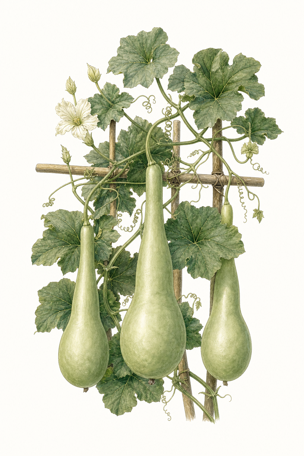 Botanical illustration of Da Hulu