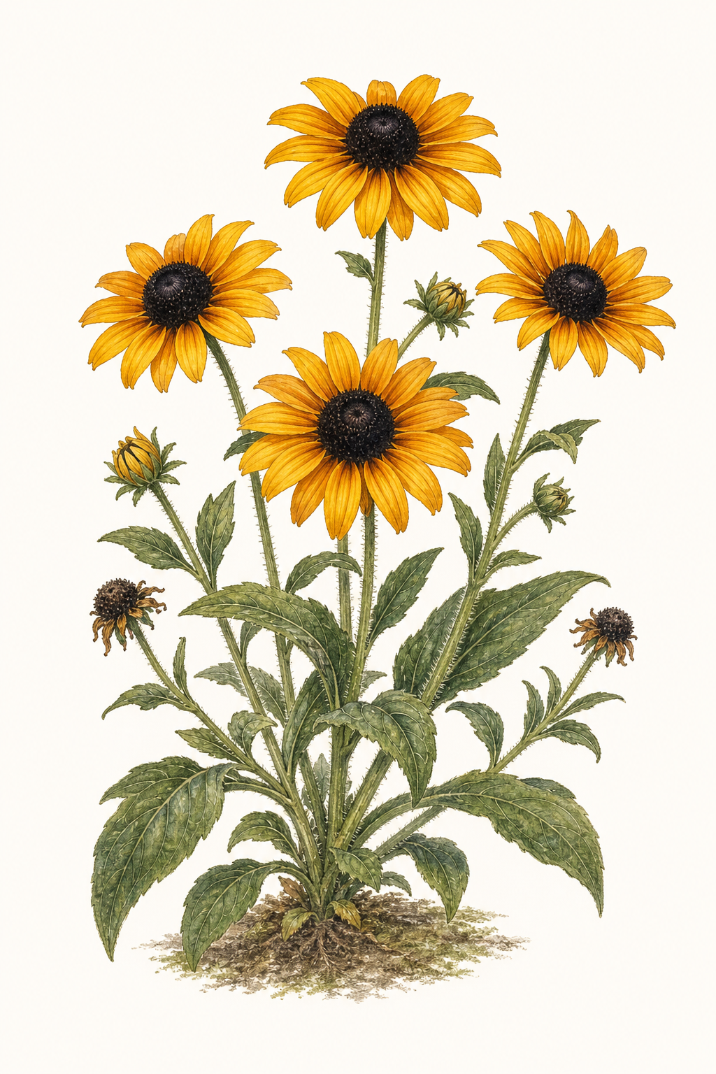 Botanical illustration of Moreno