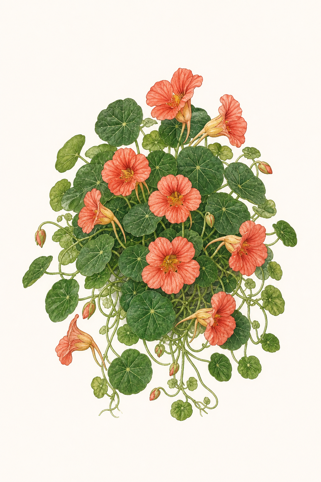 Botanical illustration of Salmon Baby