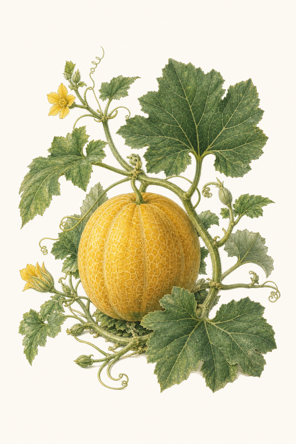 Botanical illustration of Juan Canary