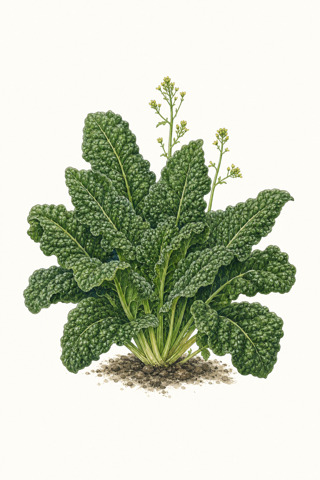 Botanical illustration of Noble Spinach