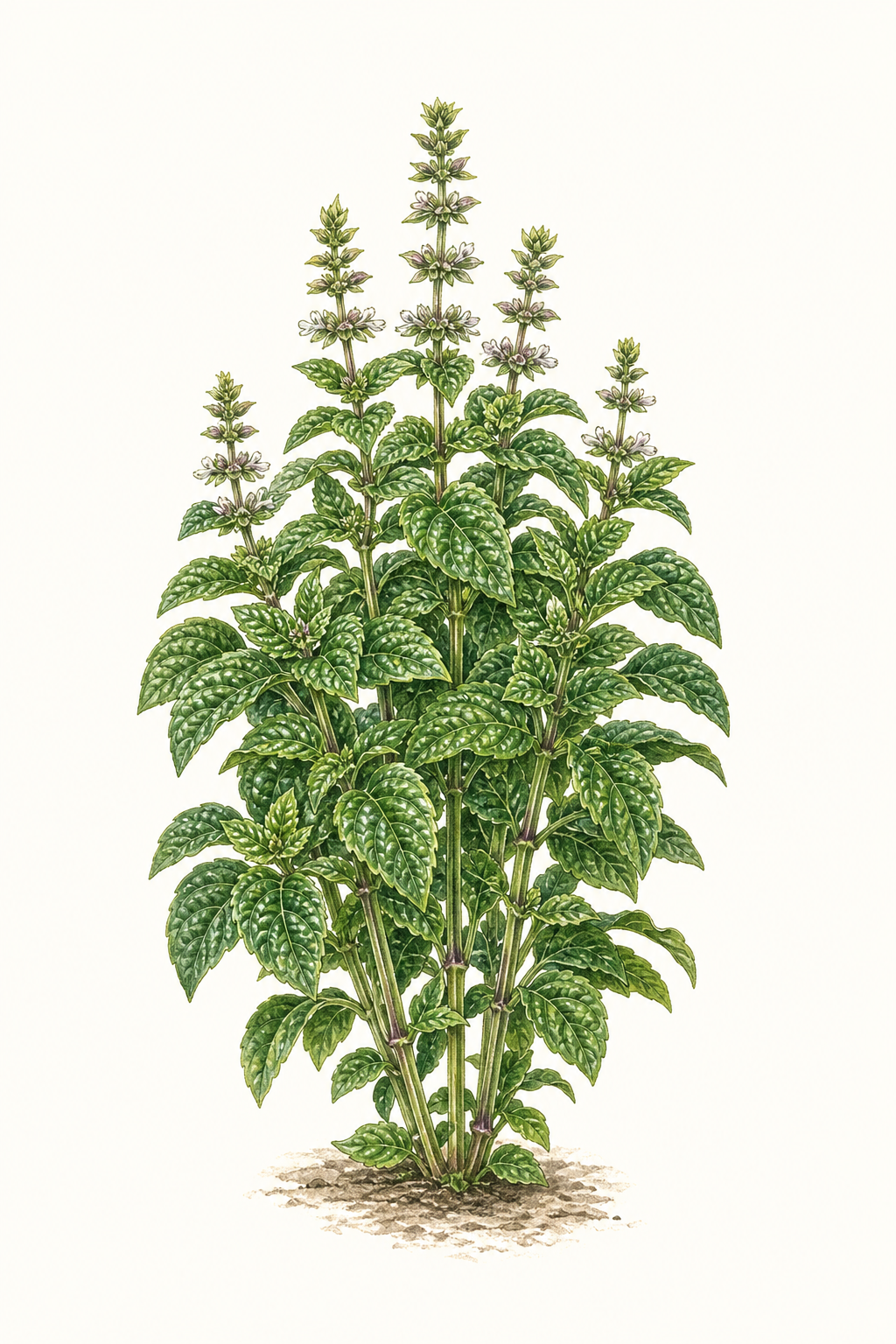 Botanical illustration of Thai Towers