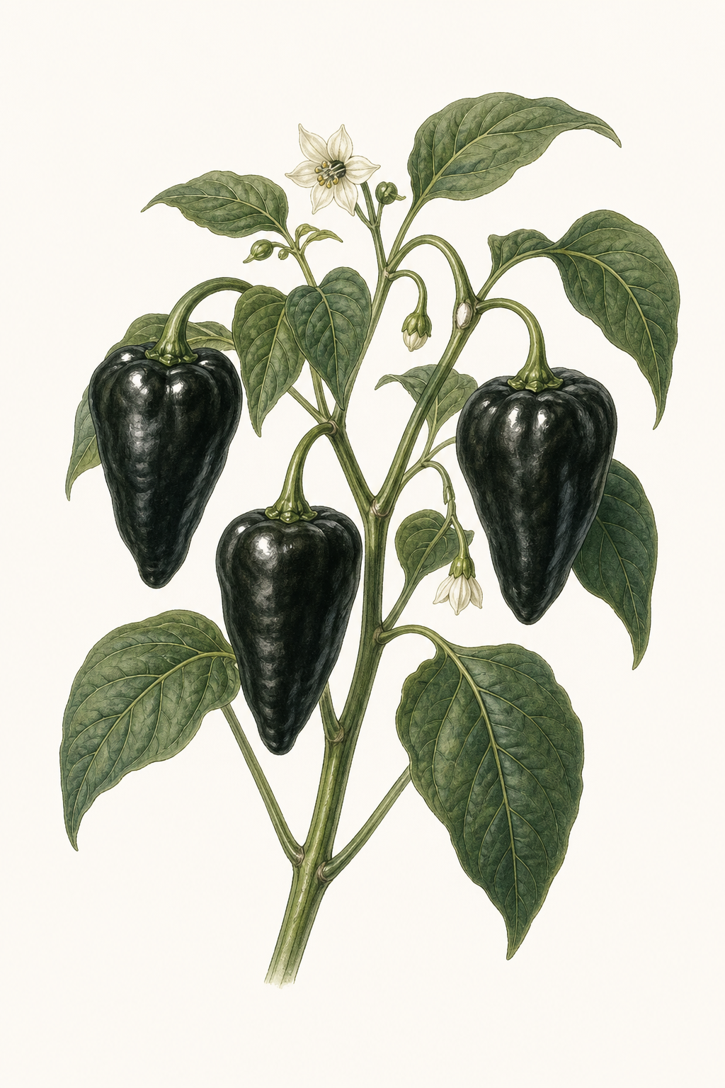 Botanical illustration of Holy Mole