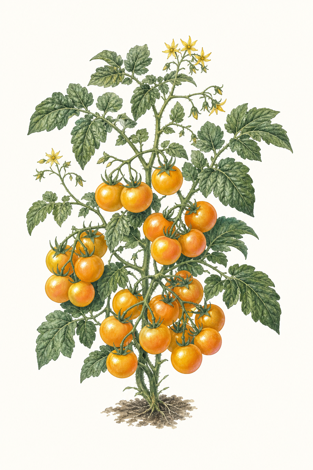 Botanical illustration of Sun Sugar