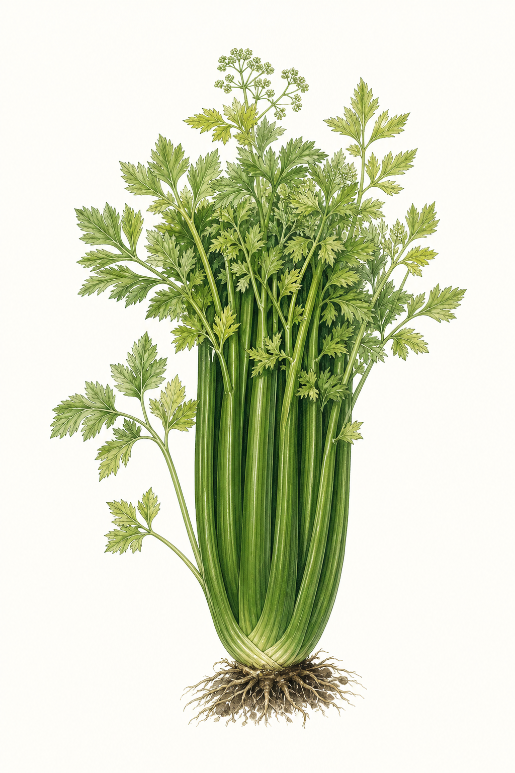Botanical illustration of Pascal