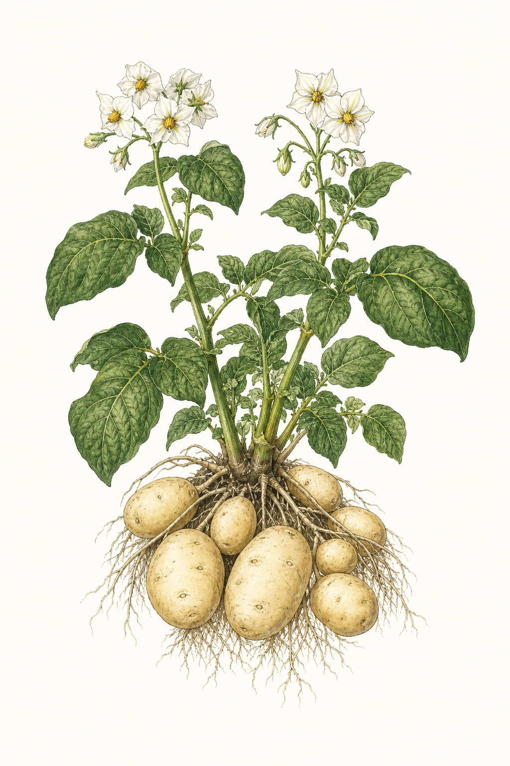 Botanical illustration of Kennebec