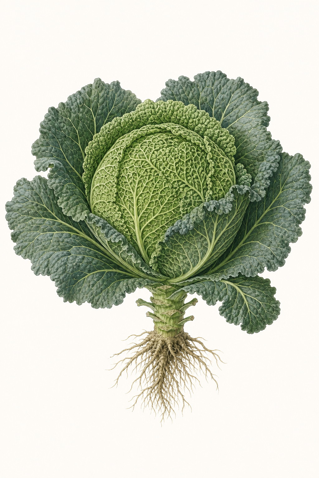 Botanical illustration of Verona Savoy