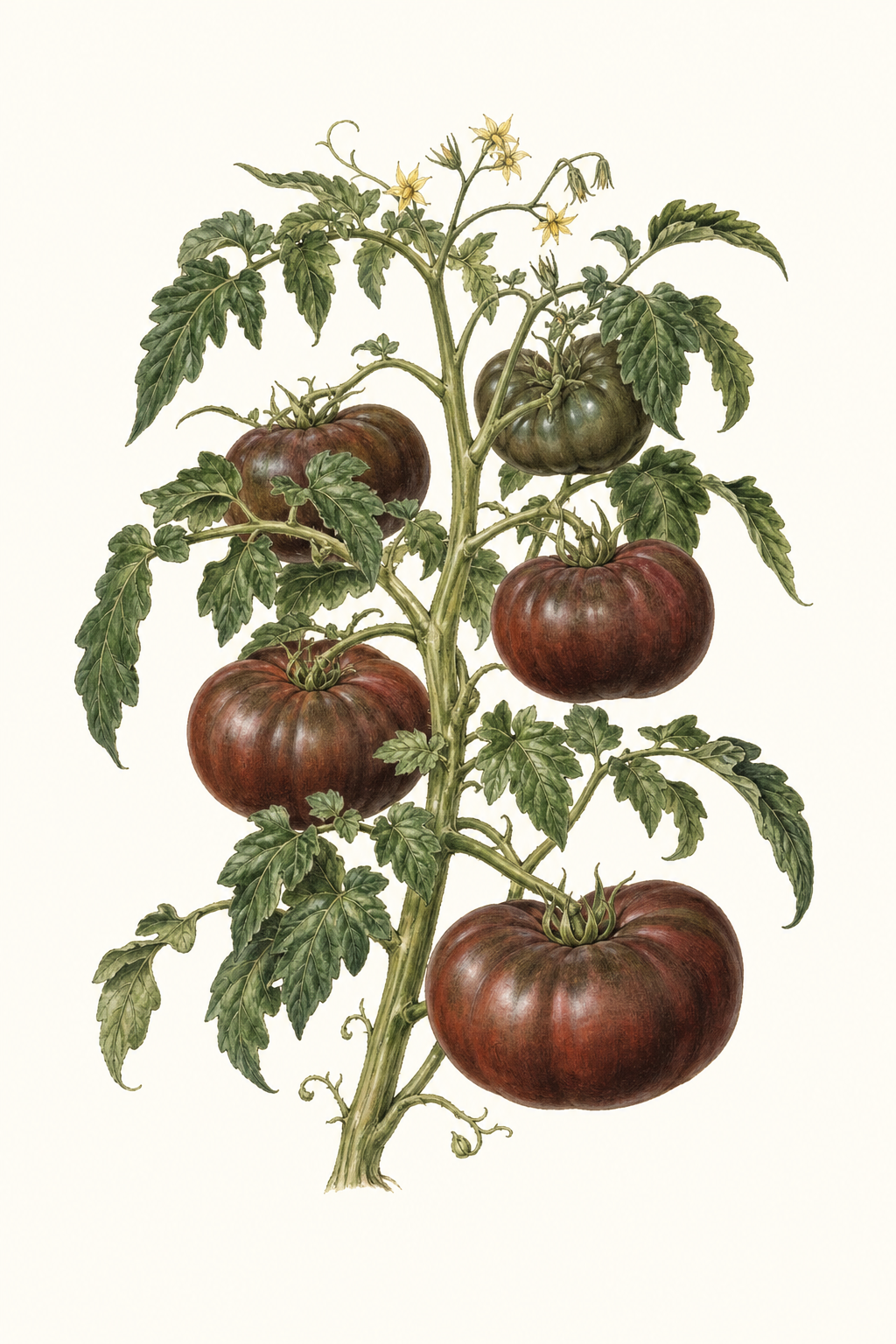 Botanical illustration of Black Krim