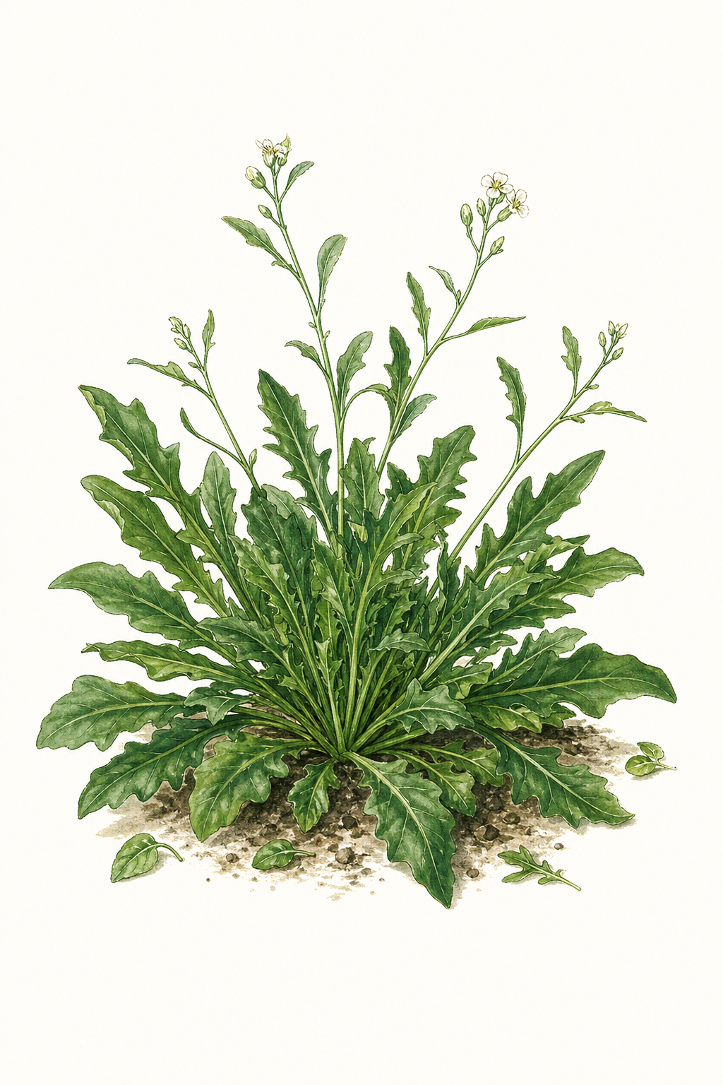 Botanical illustration of Astro Arugula