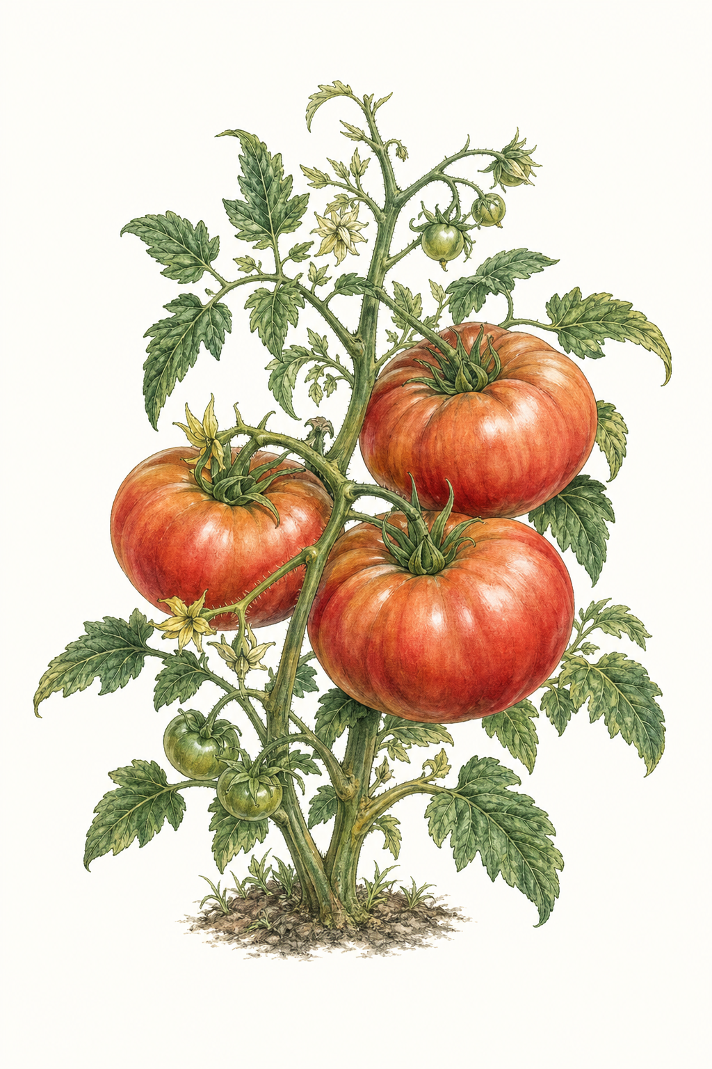 Botanical illustration of Carbon