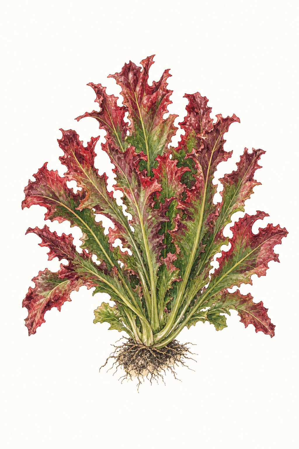 Botanical illustration of New Red Fire