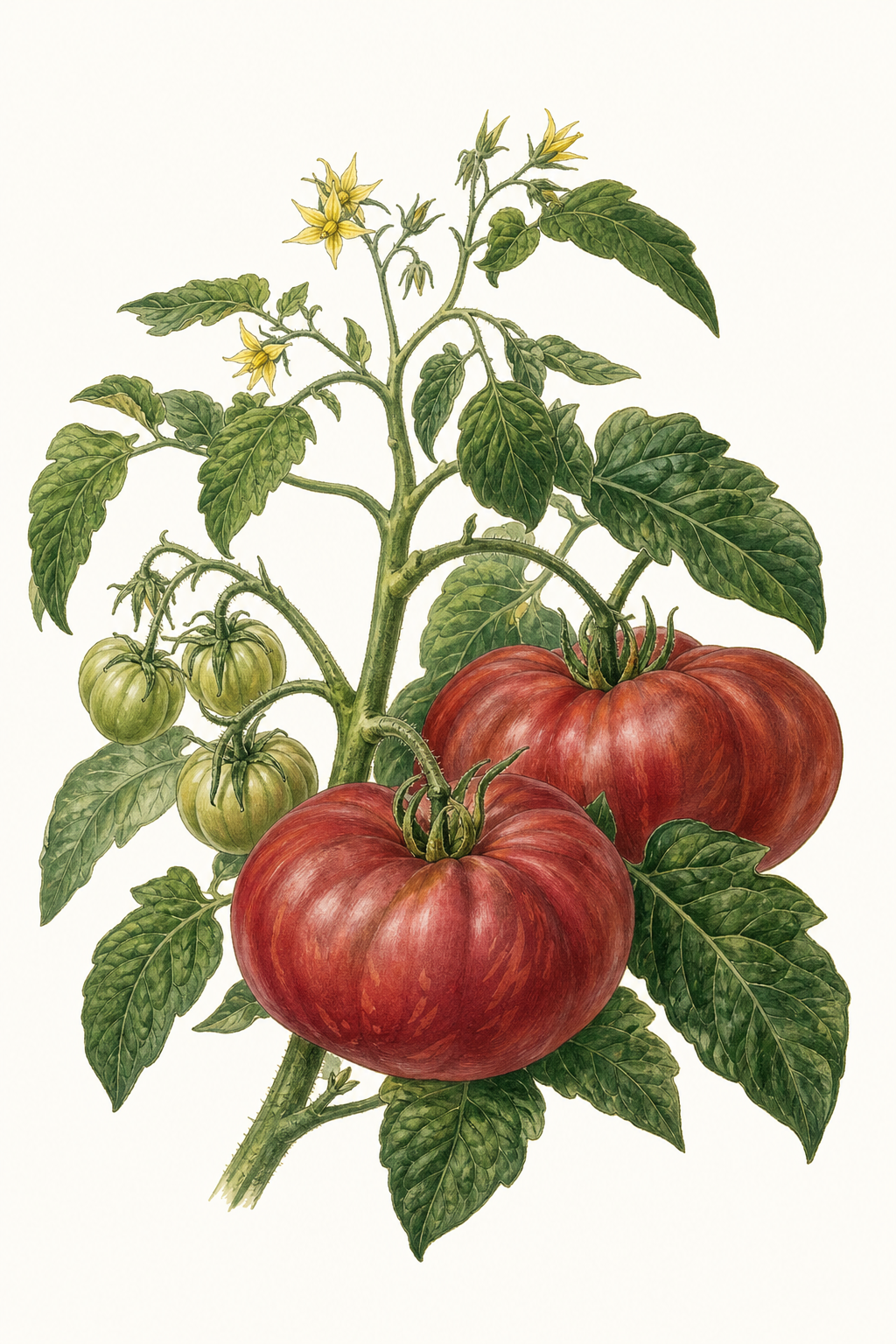 Botanical illustration of Old German