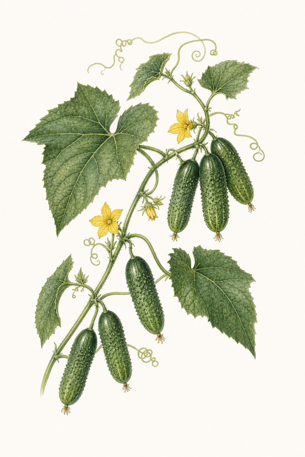 Botanical illustration of Vert Petit De Paris