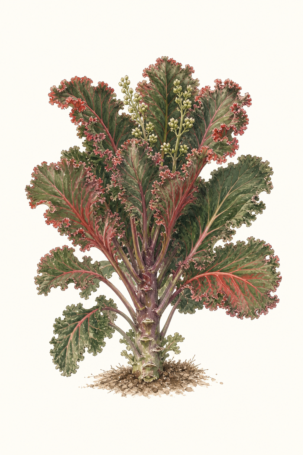 Botanical illustration of Scarlet