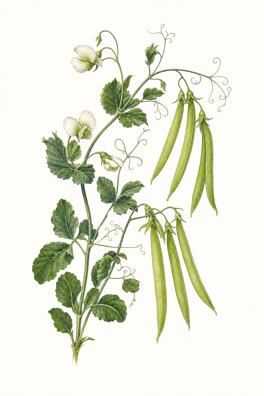 Botanical illustration of Sugar Lace II