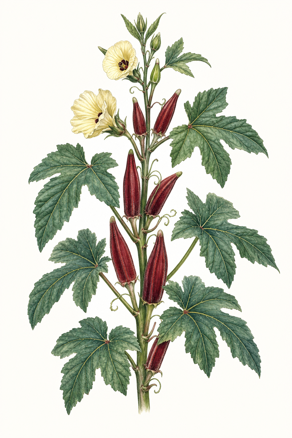Botanical illustration of Red Velvet