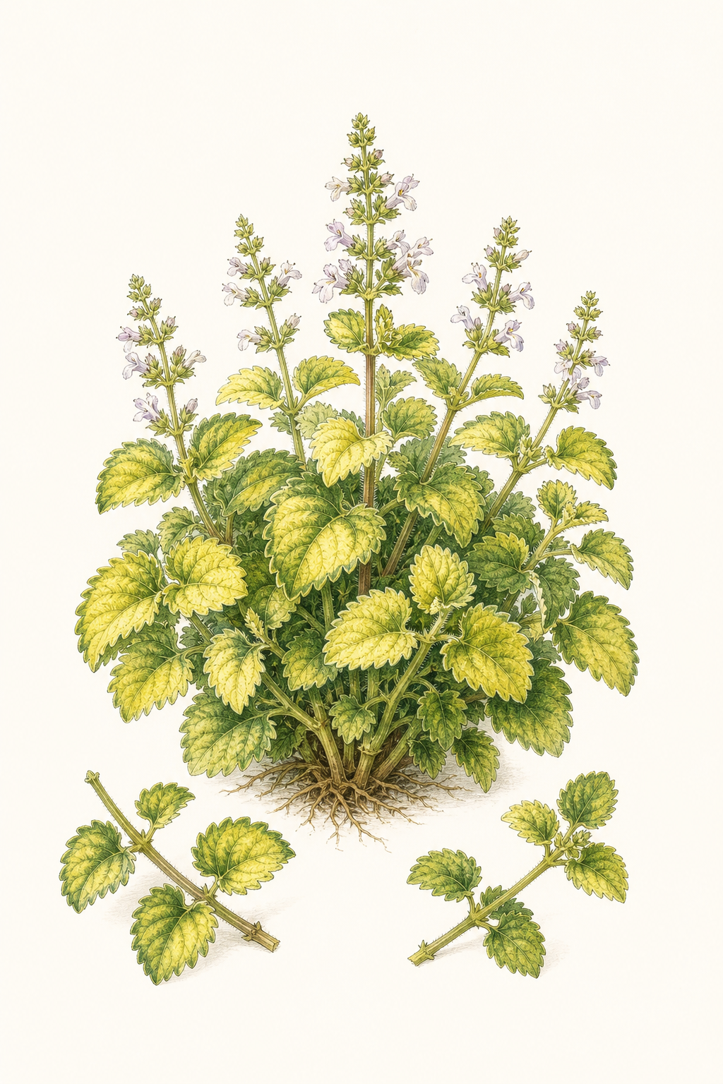 Botanical illustration of Gold Tooth