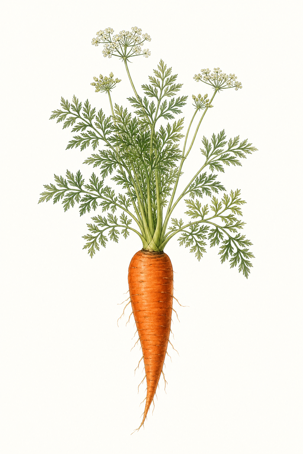Botanical illustration of Danvers Half Long