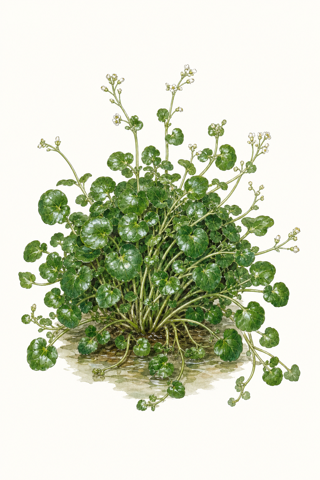 Botanical illustration of Aqua