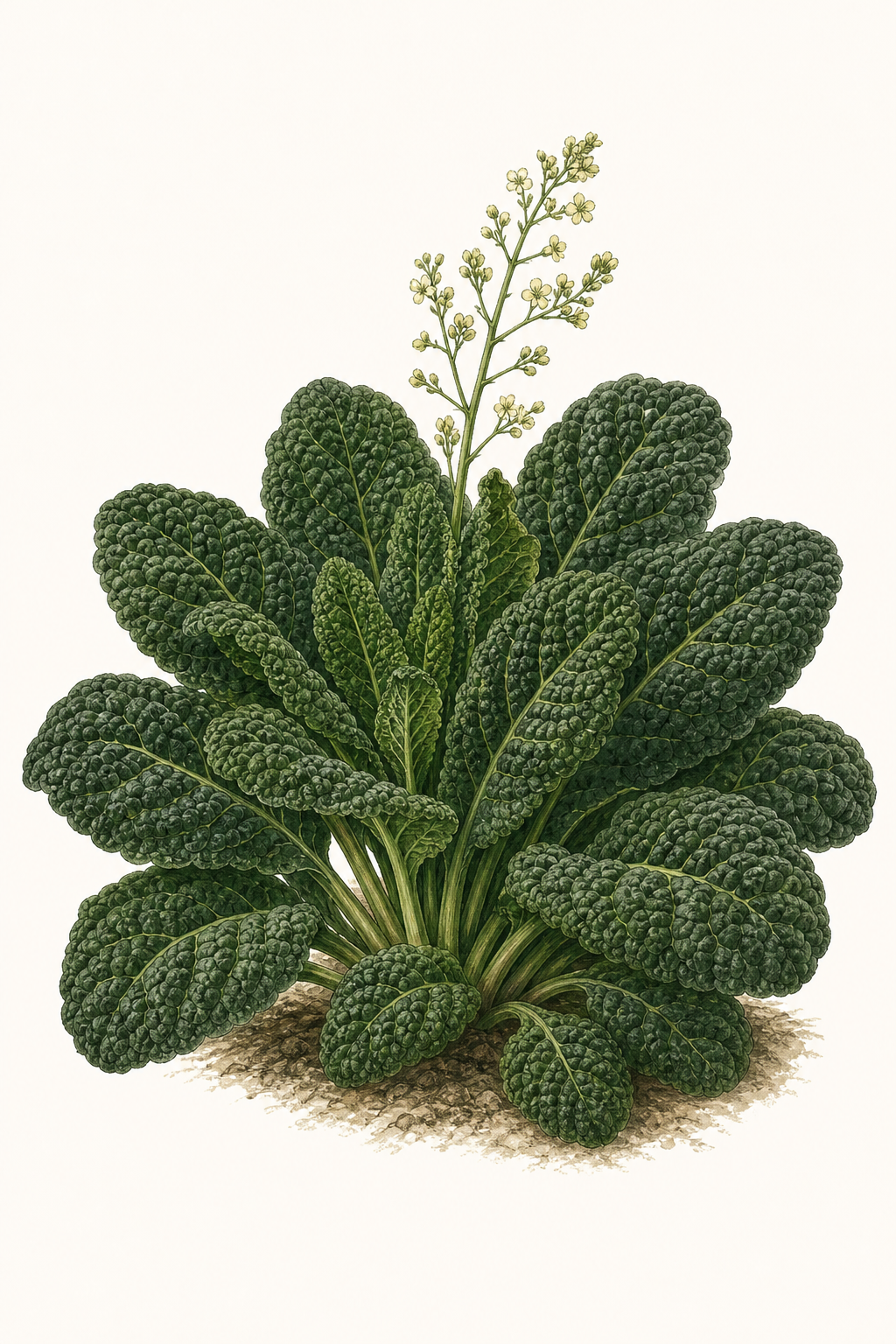 Botanical illustration of Winter Bloomsdale