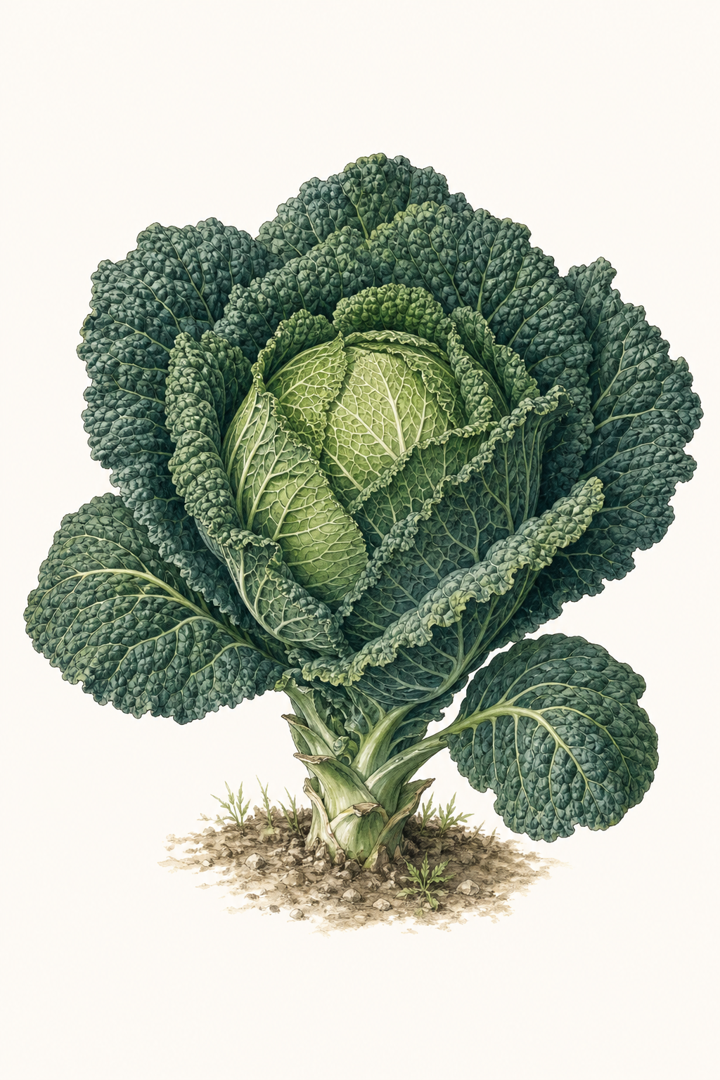 Botanical illustration of Winter King