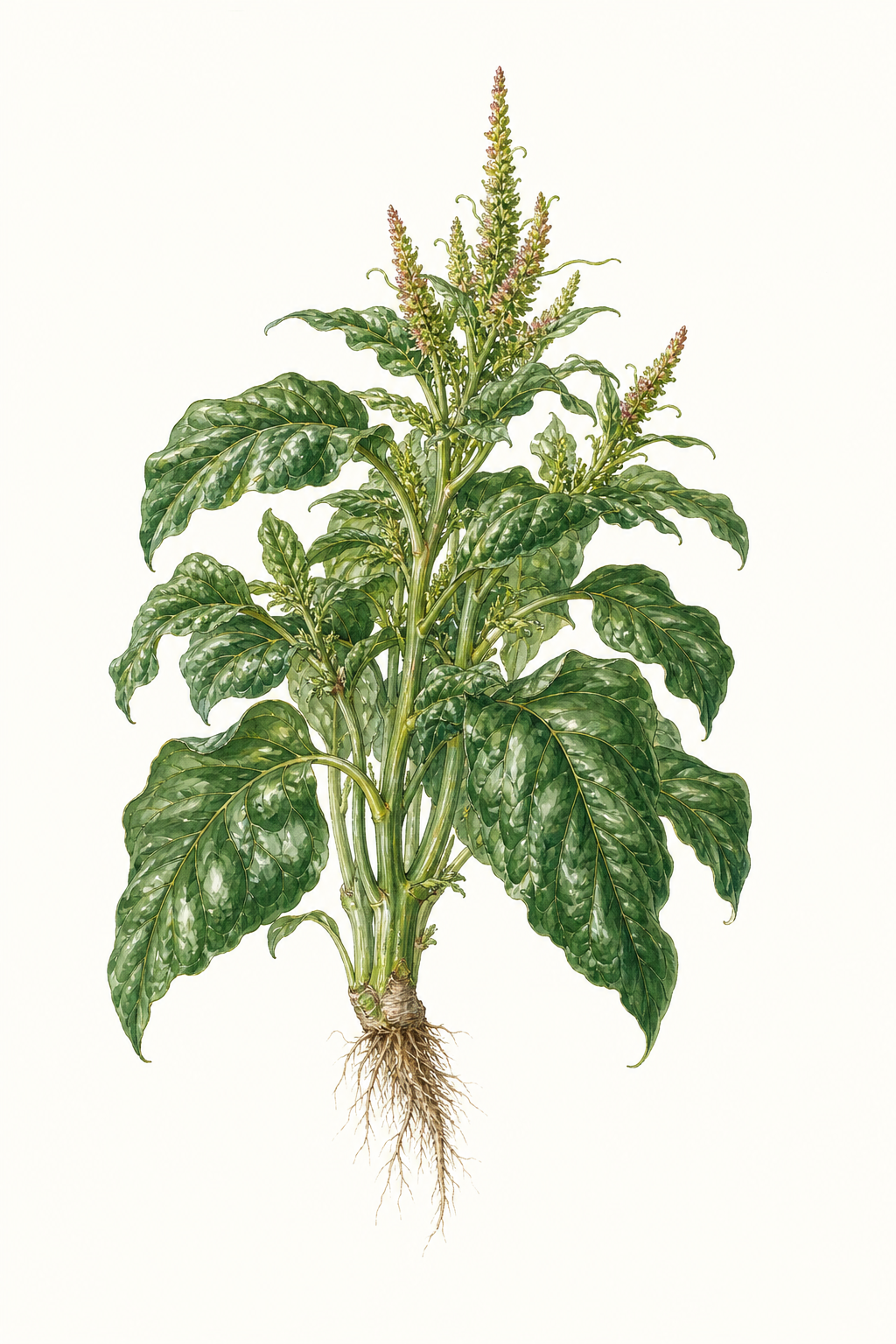 Botanical illustration of Aurelia's Verde