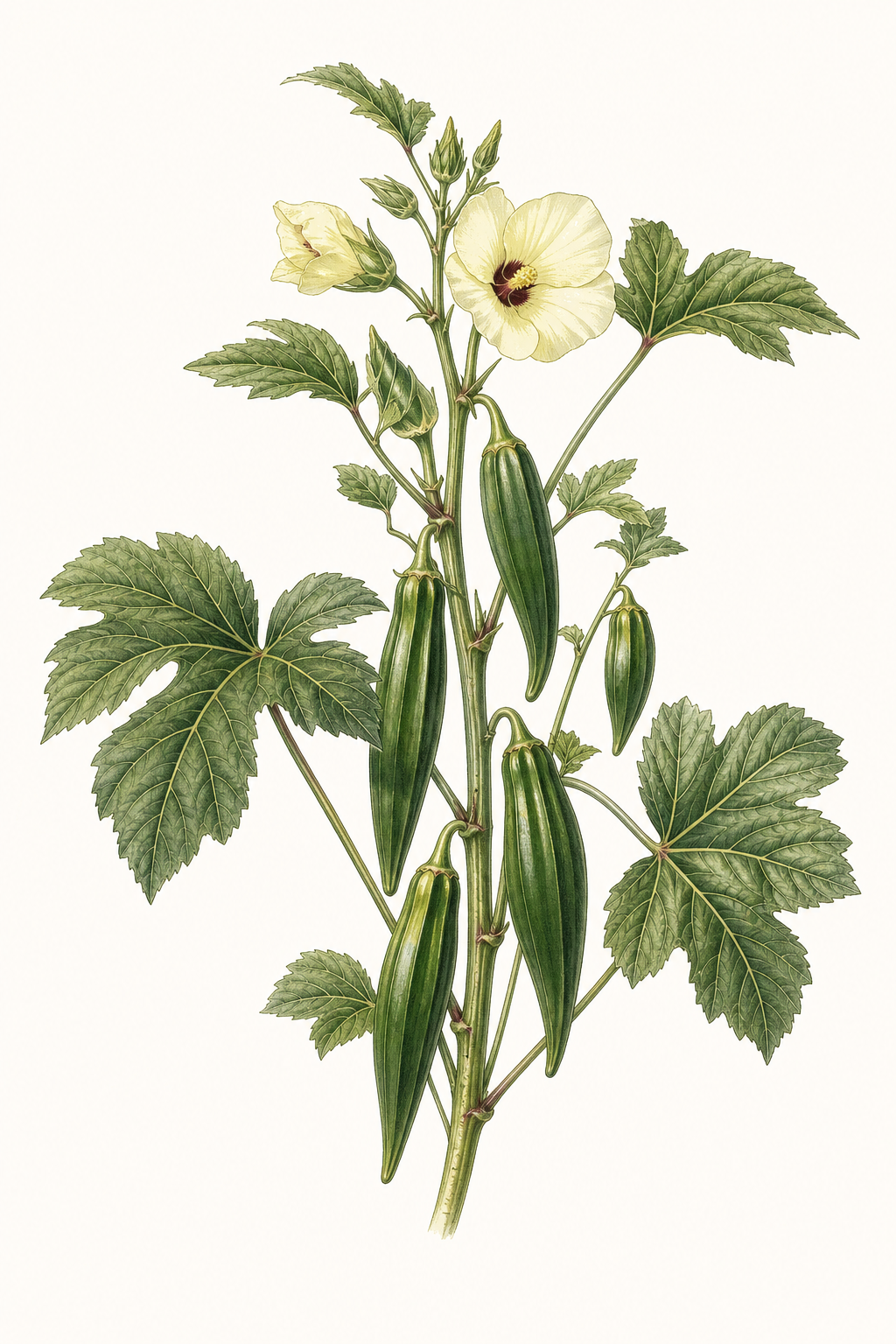 Botanical illustration of Aunt Hettie’s