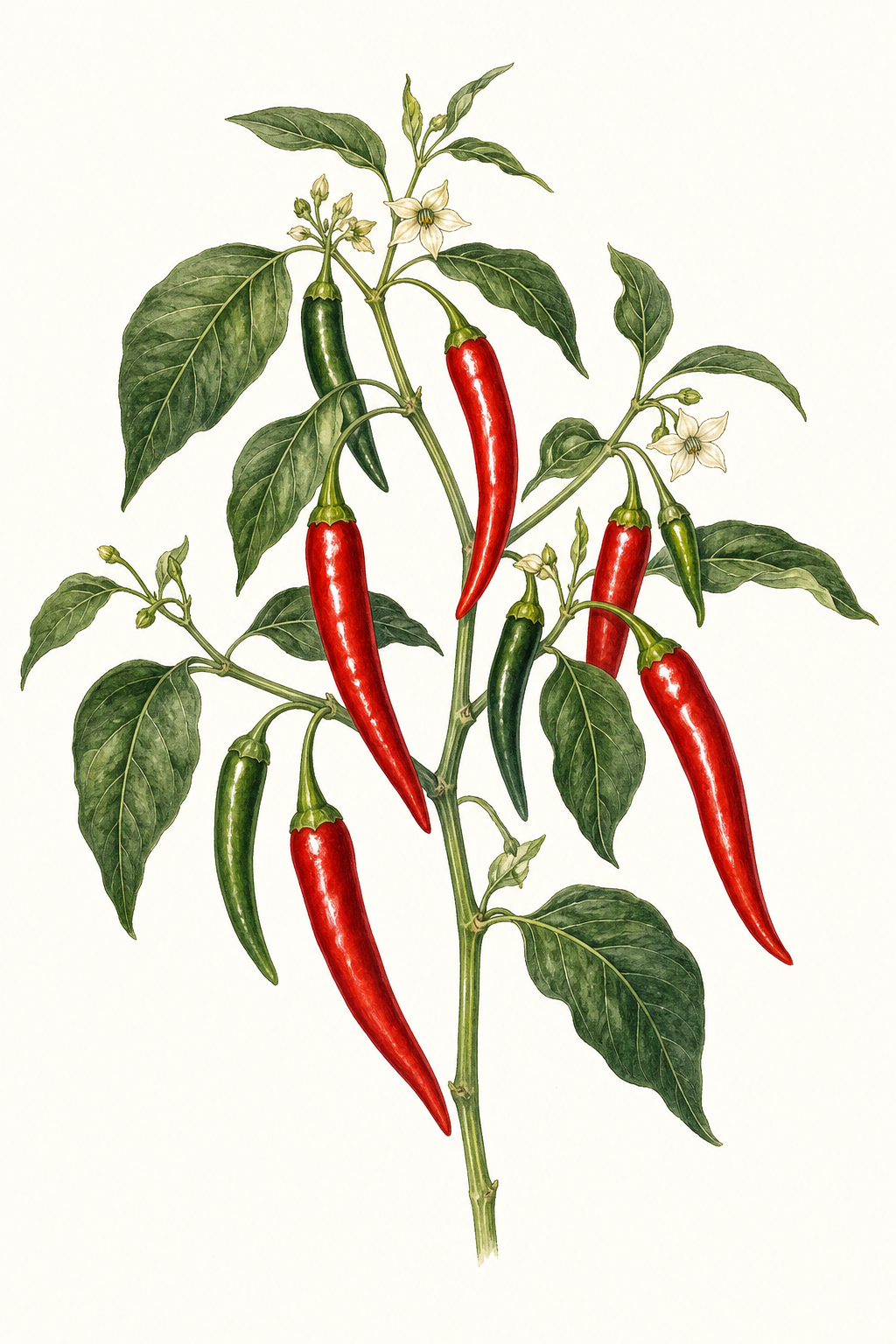 Botanical illustration of Lipstick