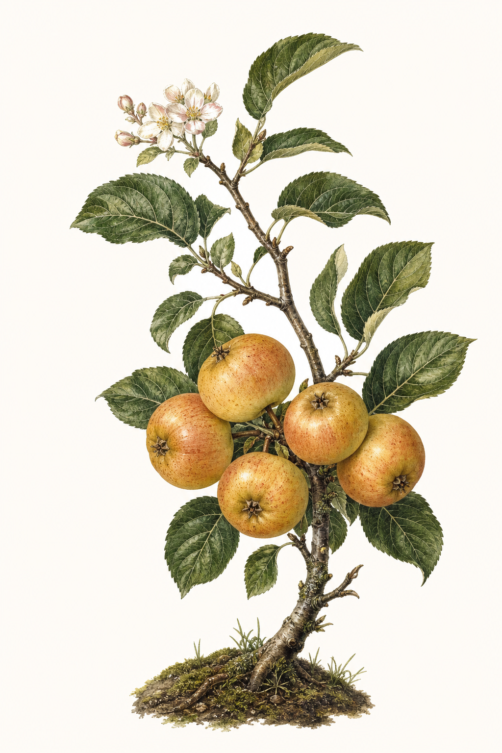 Botanical illustration of Ashmead's Kernel