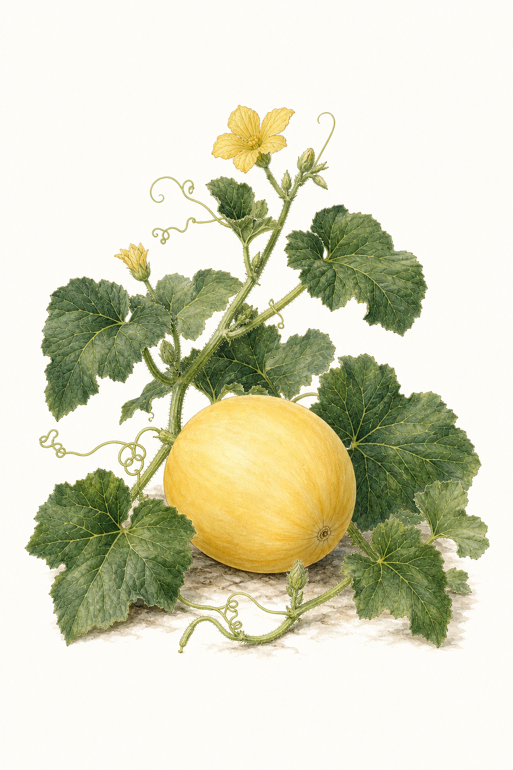 Botanical illustration of Honey Babe