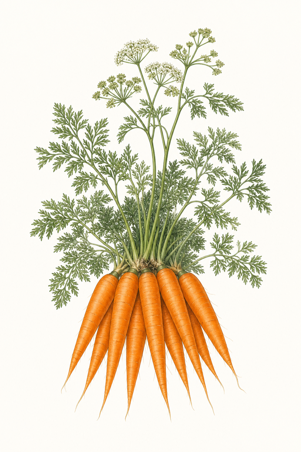 Botanical illustration of Kuroda Improved