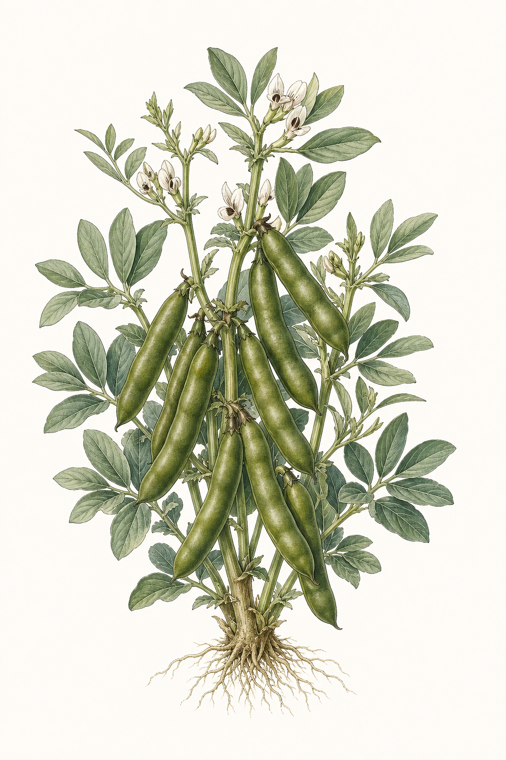 Botanical illustration of Aquadulce Claudia
