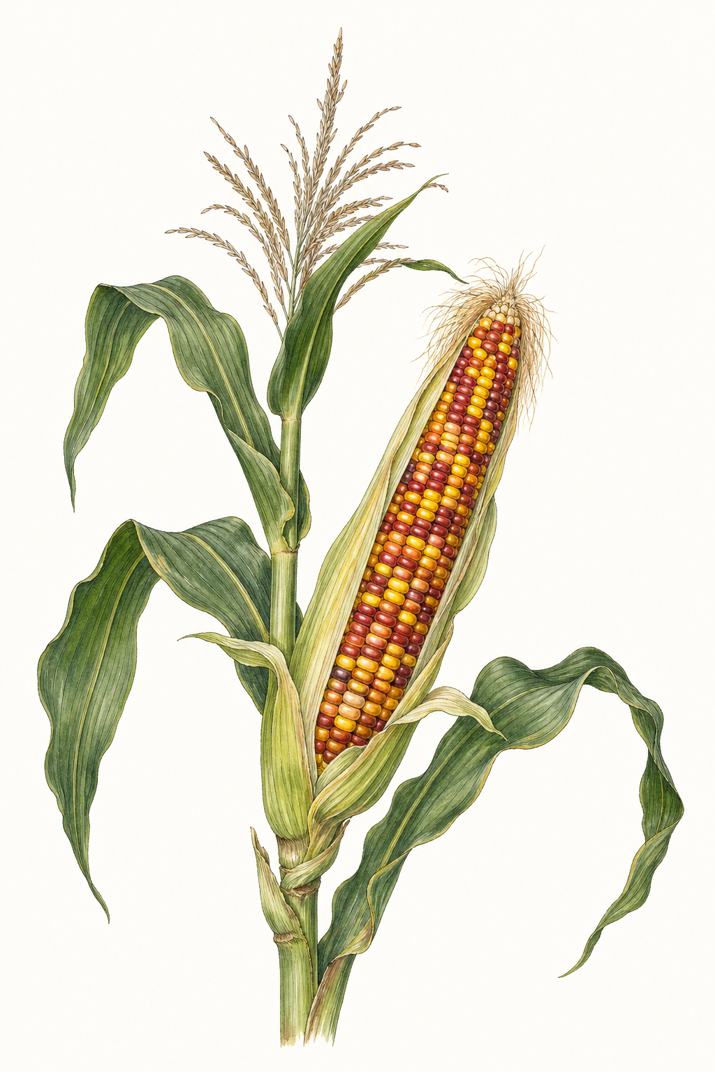 Botanical illustration of Fiesta
