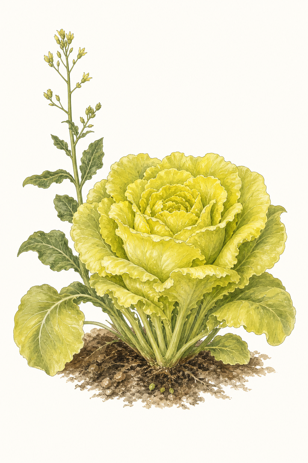 Botanical illustration of Flashy Butter Gem
