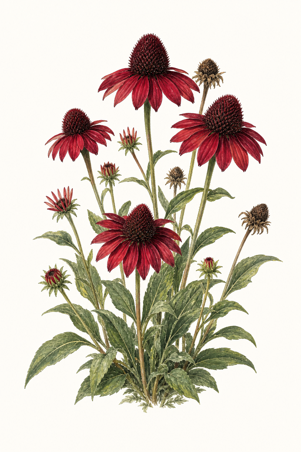Botanical illustration of Cherry Brandy