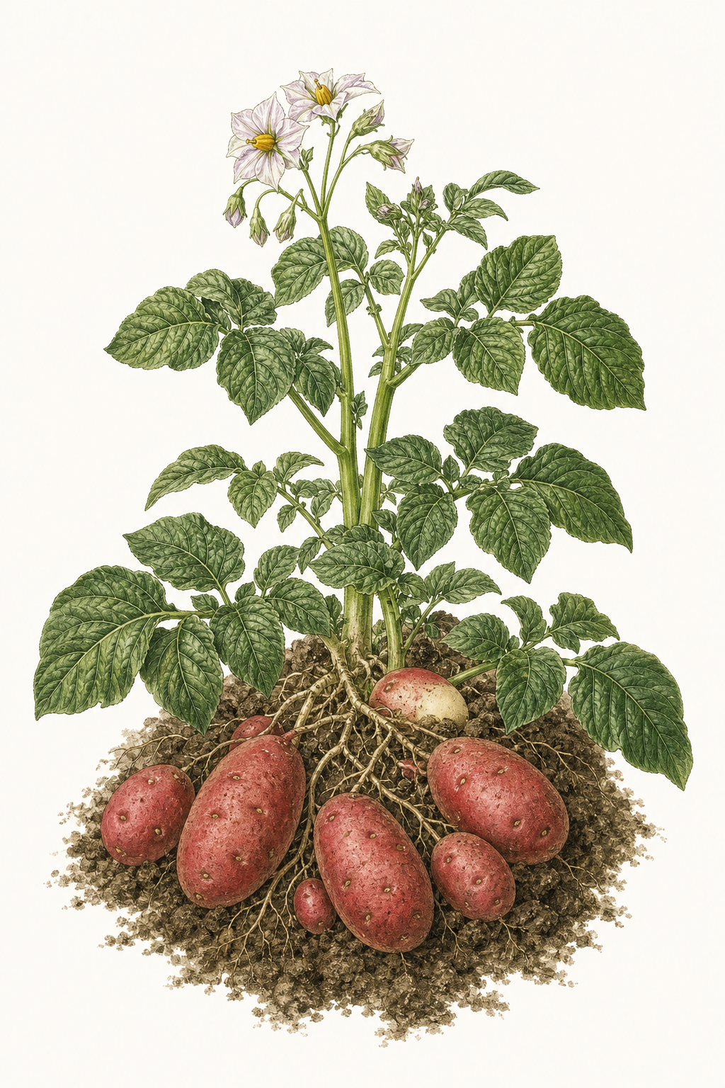 Botanical illustration of Irish Cobbler