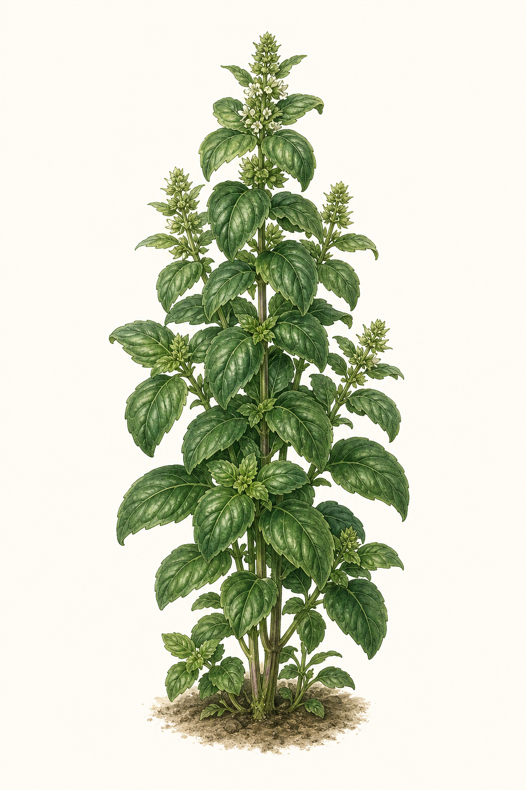 Botanical illustration of Everleaf Emerald Towers