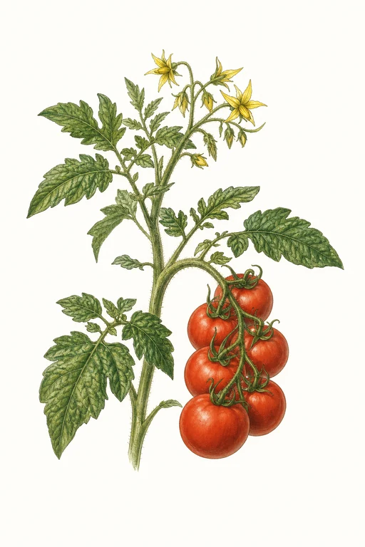 Botanical illustration of Rattlesnake Pole