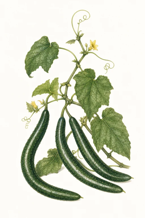 Botanical illustration of Yamato Sanjaku