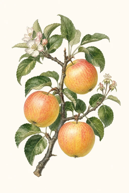 Botanical illustration of Ultima Gala