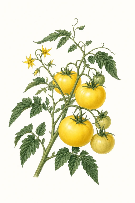 Botanical illustration of Moonglow