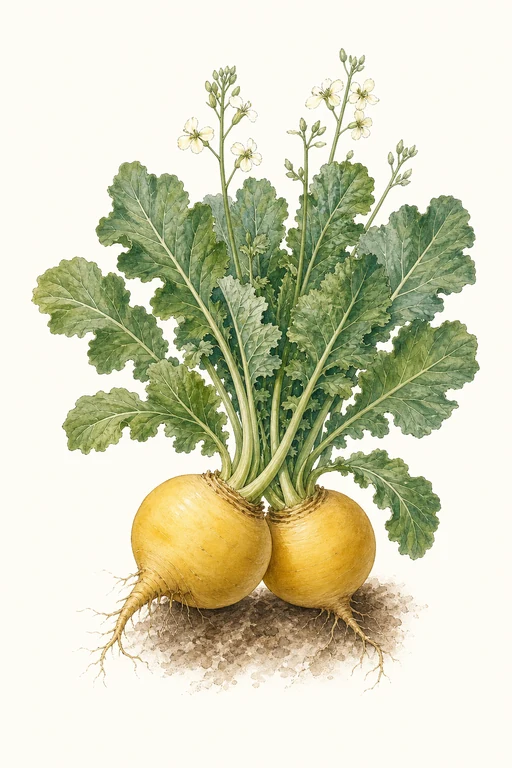 Botanical illustration of Golden Ball