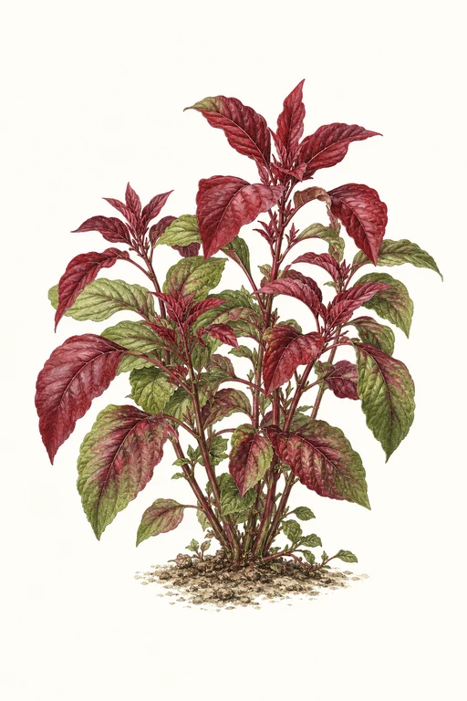 Botanical illustration of Vietnamese Red