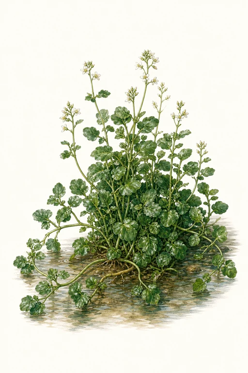 Botanical illustration of Winter Cress