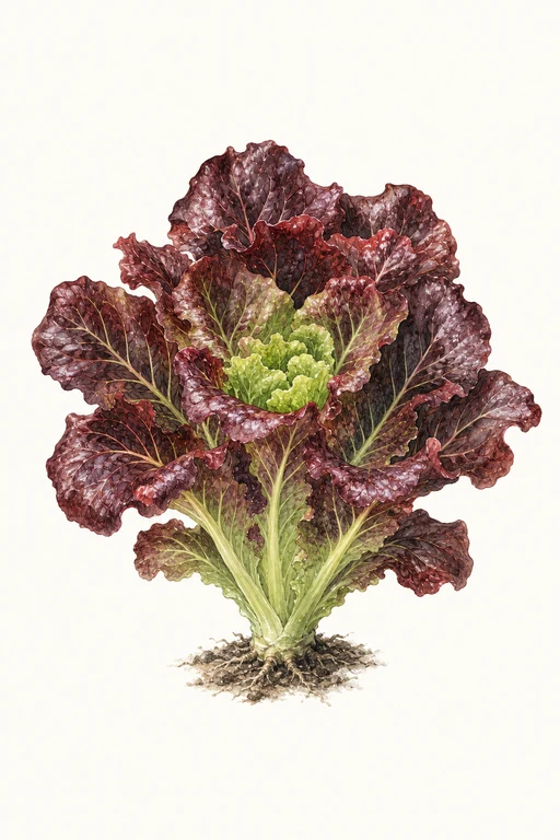 Botanical illustration of Cosmic Crimson