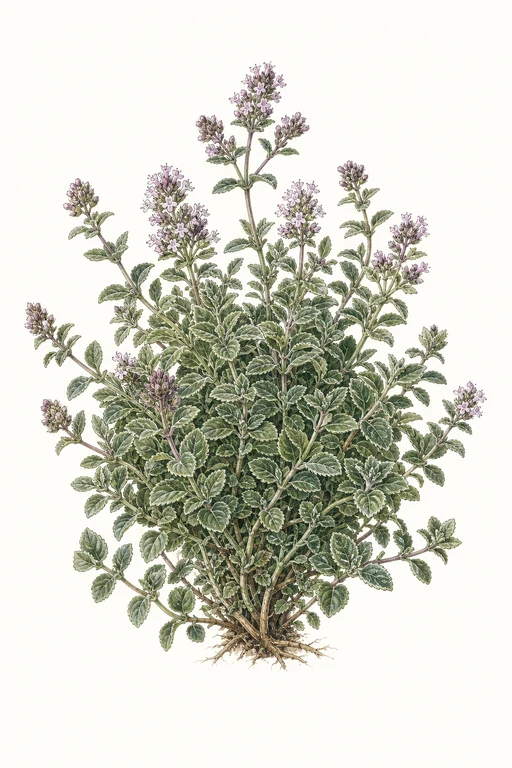 Botanical illustration of Greek