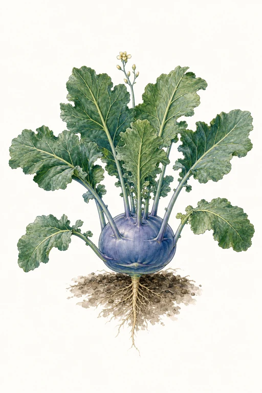 Botanical illustration of Azur Star