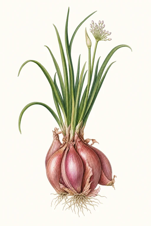 Botanical illustration of Red French