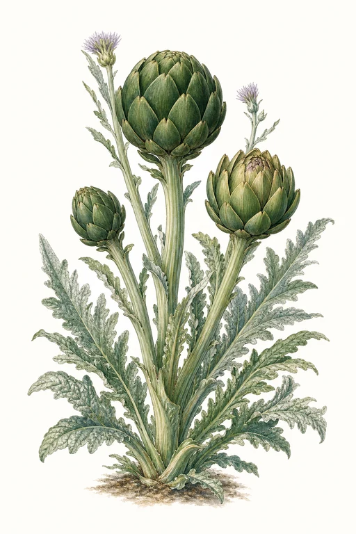 Botanical illustration of Tuscany Spineless