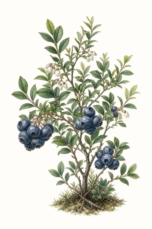 Botanical illustration of Elliott